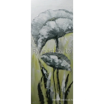 Handmade Palette Knife Modern Flower Oil Painting on Canvas